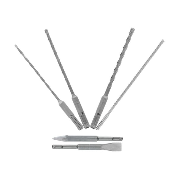 Diablo Diablo Rebar Demon Carbide SDS-Plus Concrete Demolition Set SDS-Plus Shank 6 pc DMAPL9930-S6 - main